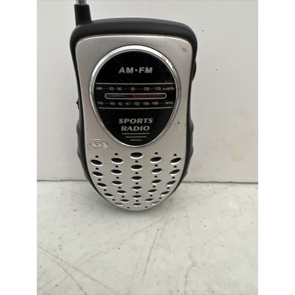 Duraband Sports Radio AM/FM PR-355 Handheld Portable Works w Built in speaker - Picture 3 of 7